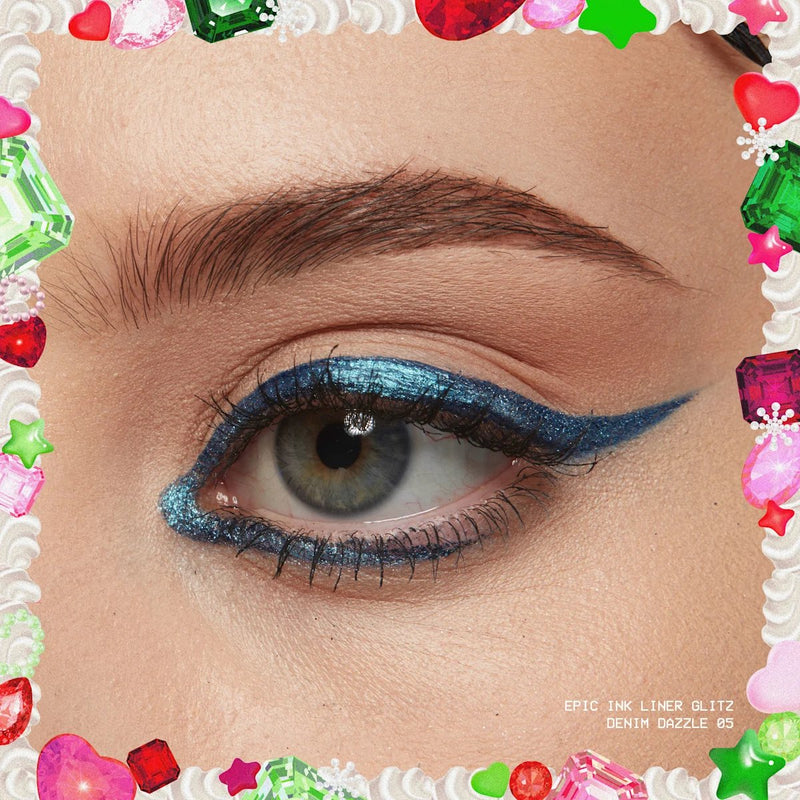NYX Professional Makeup Bling the Halls Epic Ink Liner Kit, set met drie vloeibare eyeliners, foto 2 van 5