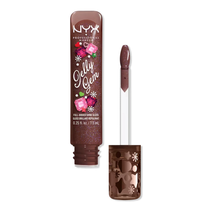 NYX Professional Makeup Bling the Halls Jelly Gem 01, lipgloss met multidimensionale sparkle