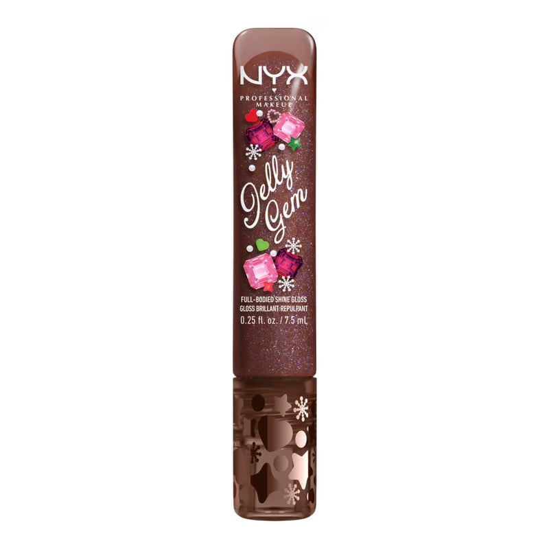 NYX Professional Makeup Bling the Halls Jelly Gem 01, lipgloss met multidimensionale sparkle, foto 7 van 7
