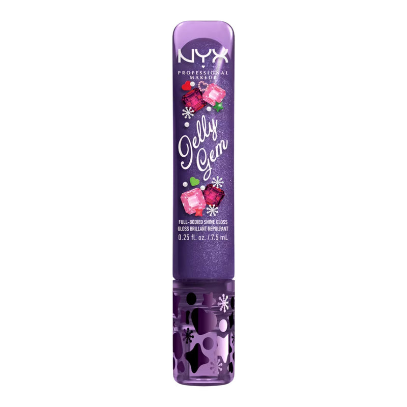 NYX Professional Makeup Bling the Halls Jelly Gem 04, lipgloss met multidimensionale glinstering, foto 7 van 7
