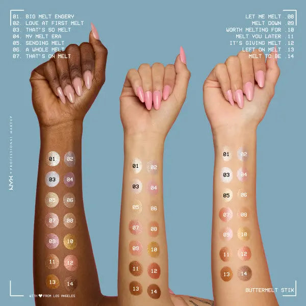 NYX Professional Makeup Buttermelt Highlighter Stix Sending Melt
