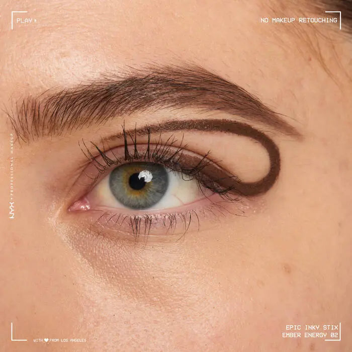 NYX Professional Makeup Epic Inky Stix Eyeliner Ember Energy Brown