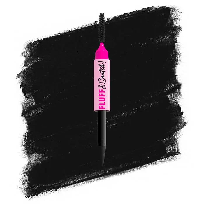 NYX Professional Makeup Fluff N Snatch Powder Pen Black, wenkbrauwpen met cream-to-powder formule
