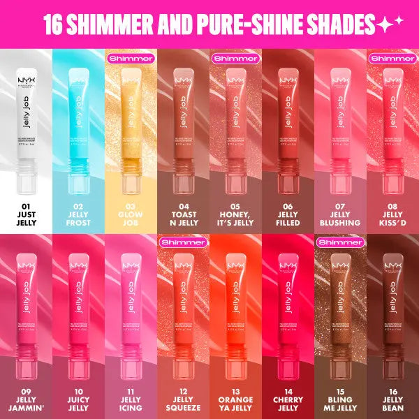 NYX Professional Makeup Jelly Job Lipgloss Jelly Kiss'd
