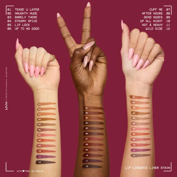 NYX Professional Makeup Lip Lingerie Lip Liner Stain After Hours