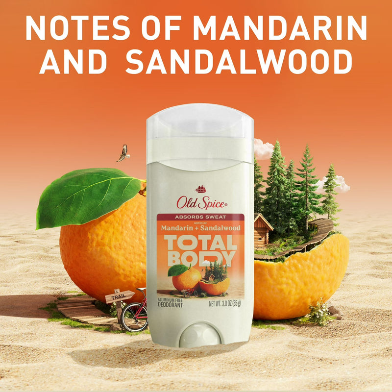 Old Spice Total Body Deodorant Mandarin And Sandalwood 2