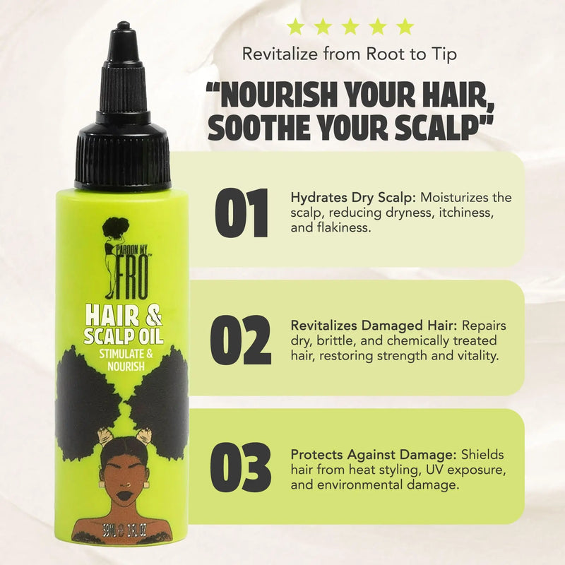 Pardon My Fro Hair Scalp Oil