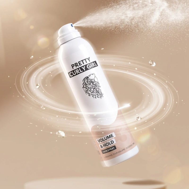 Pretty Curly Girl Volume & Hold Hairspray, alcoholvrije haarspray voor krullen, foto 2 van 2