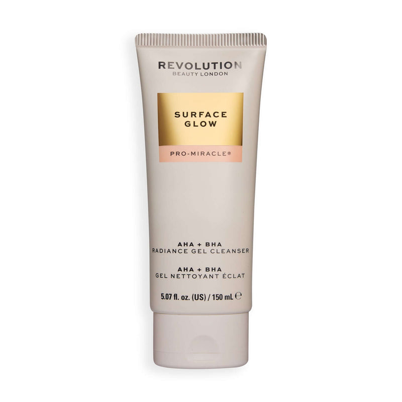 Revolution Pro Miracle Surface Glow AHA + BHA Radiance Gel Cleanser