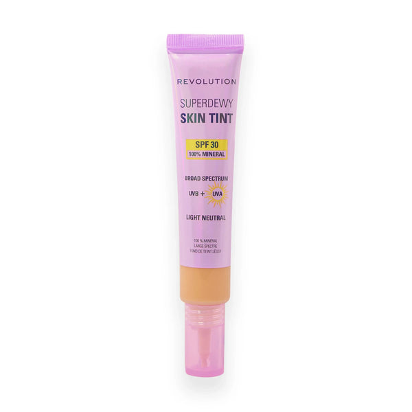 Revolution Superdewy SPF30 Skin Tint Light Neutral, lichte foundation met SPF30