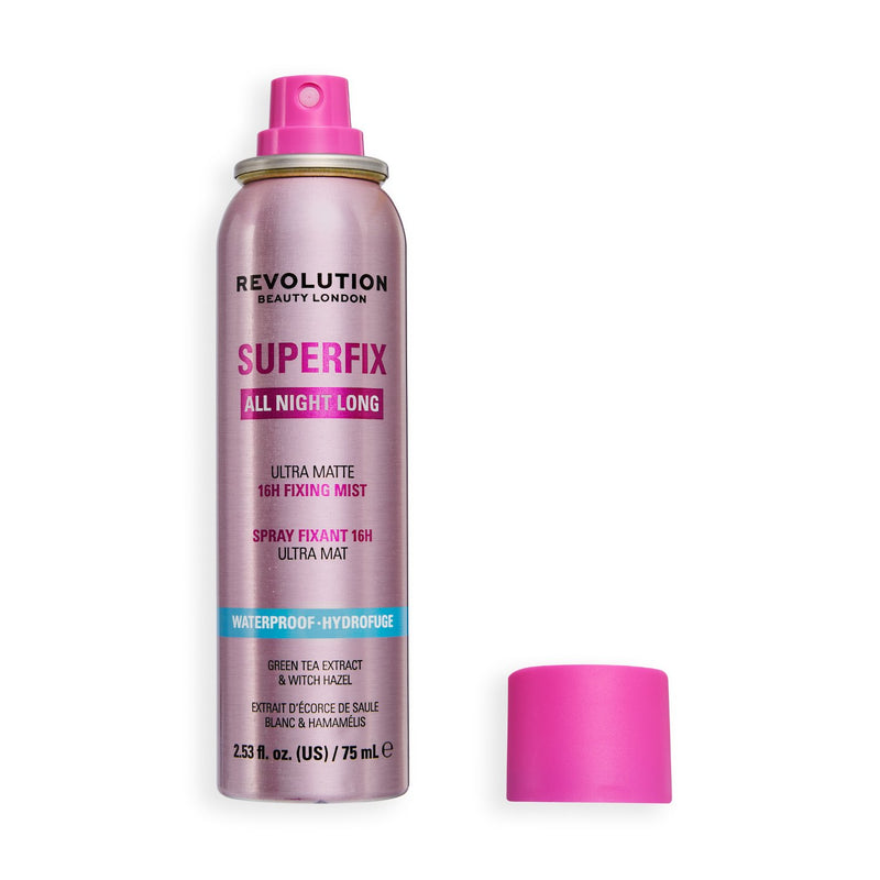 Revolution Superfix All Night Long Waterproof Fixing Mist 75 ml.