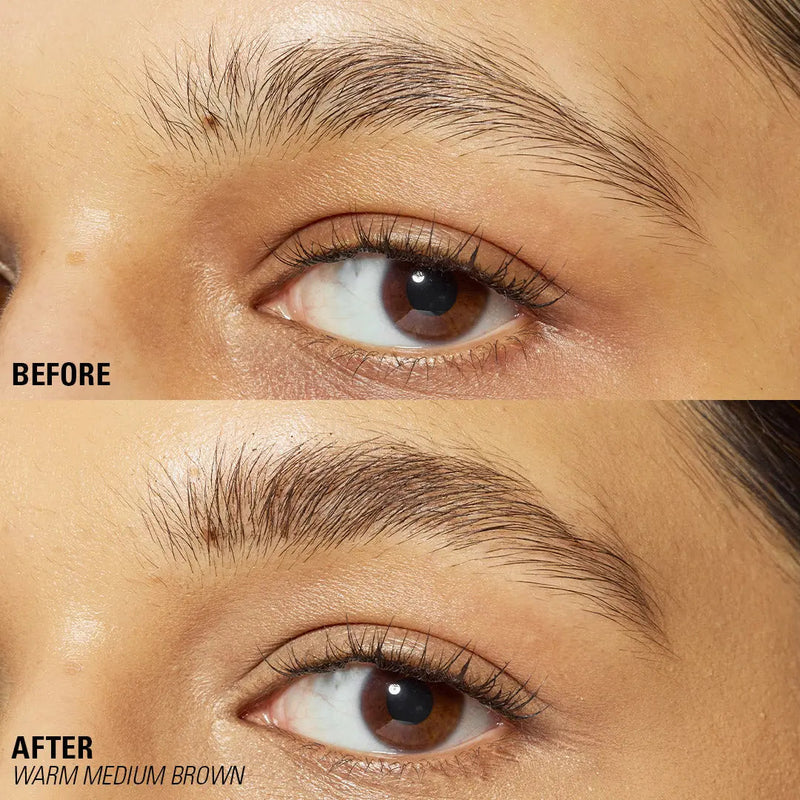 Revolution Wrap Brow Warm Medium Brown, tubing brow gel voor wenkbrauwen