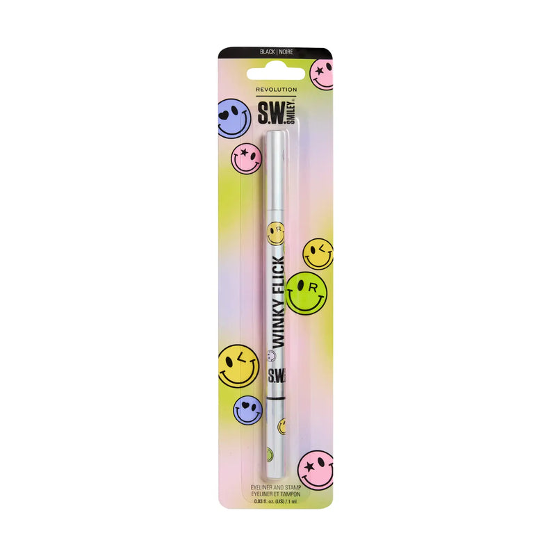 Revolution x S.W.Smiley Winky Flick Double-Ended Eyeliner Black