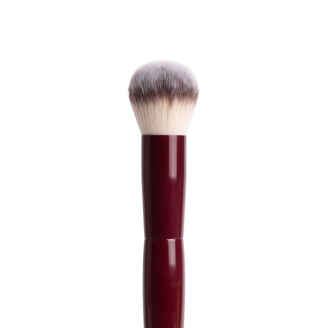 Boozyshop Flawless Round Foundation Brush, close-up of the round brush head on a white background
