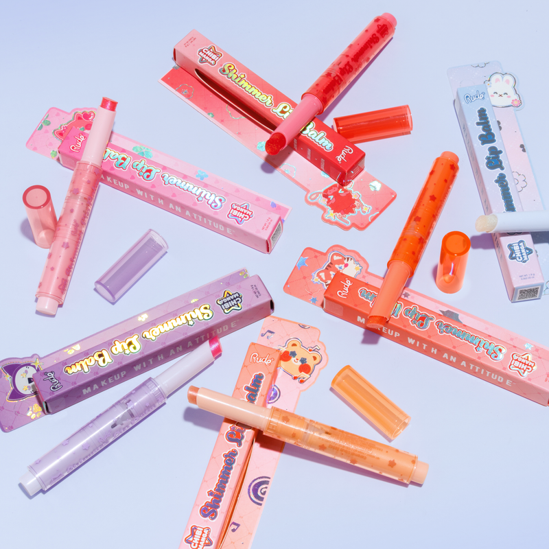 Rude Cosmetics Chibi Manga Collection Shimmer Lip Balm Twilight Sugar, hydraterende lipbalm met shimmer, foto 4 van 6