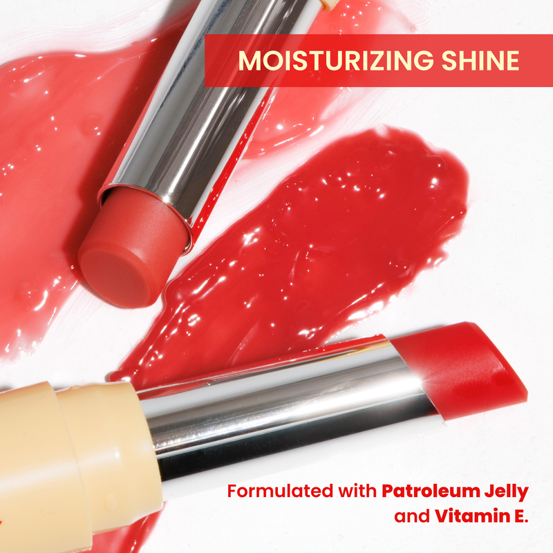 Rude Cosmetics The Glow Up! Glowing Lip Balm Sunny Glaze, hydraterende lippenbalsem met gepersonaliseerde kleur, foto 8 van 9