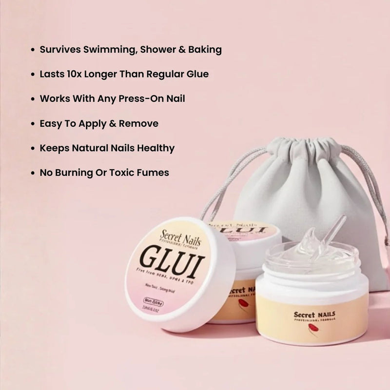 Secret Nails Glui Nail Glue, nagellijm voor press-on nagels met hydraterende polymeren, foto 4 van 6