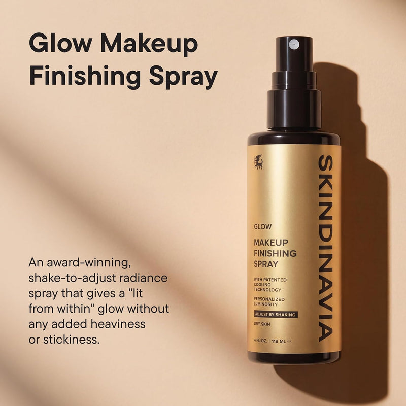 Skindinavia Glow Makeup Finishing Spray 236 ml.