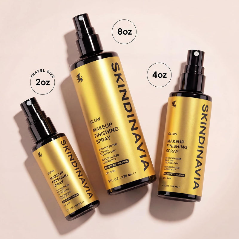 Skindinavia Glow Makeup Finishing Spray 236 ml.