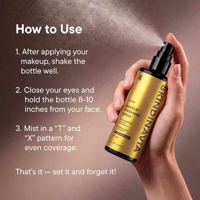 Skindinavia Glow Makeup Finishing Spray 59 ml.