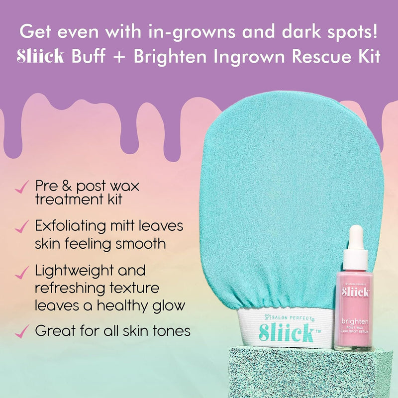 Sliick Pre + Post Wax Treatment Buff + Brighten Kit