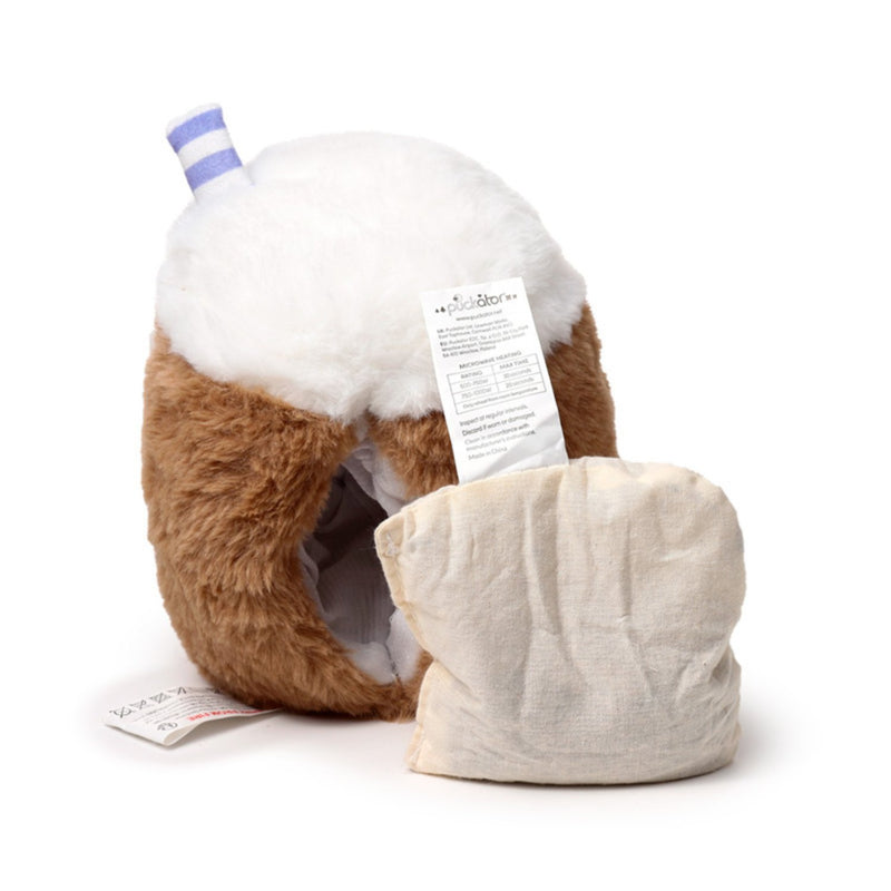 Squishy Bubble Tea Foodiemals Microwavable Plush Lavender Heat Pack, zachte knuffel, foto 2 van 3