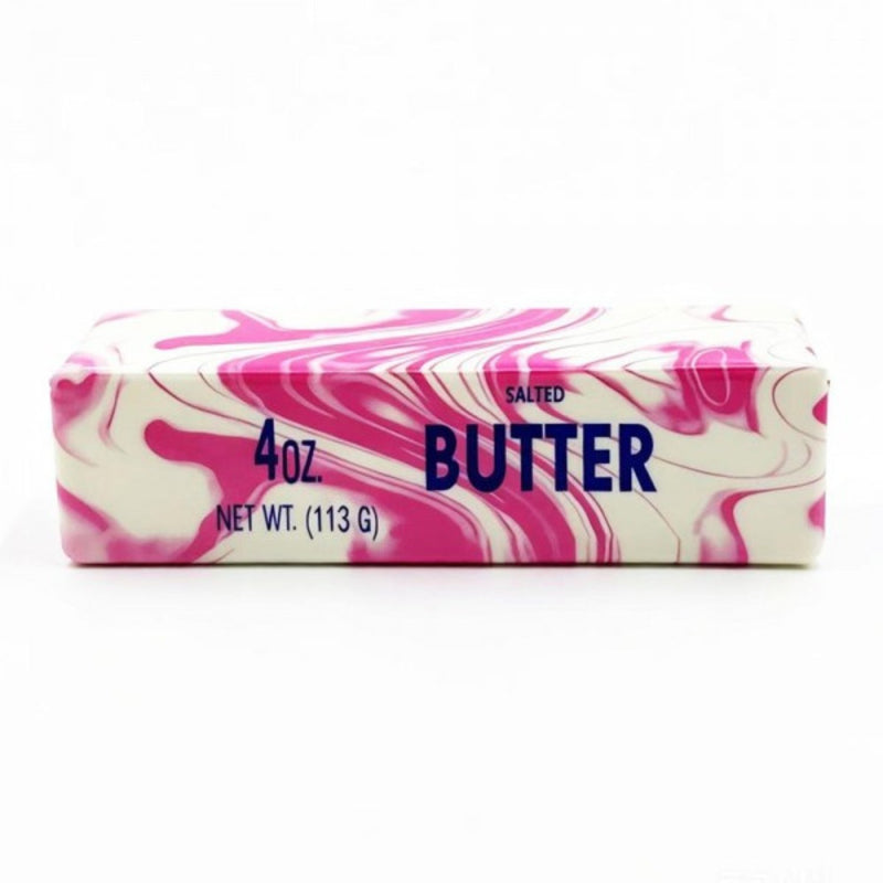 Butter Tie Dye White/Pink Squishy van Boozyshop, zacht boterblok om in te knijpen