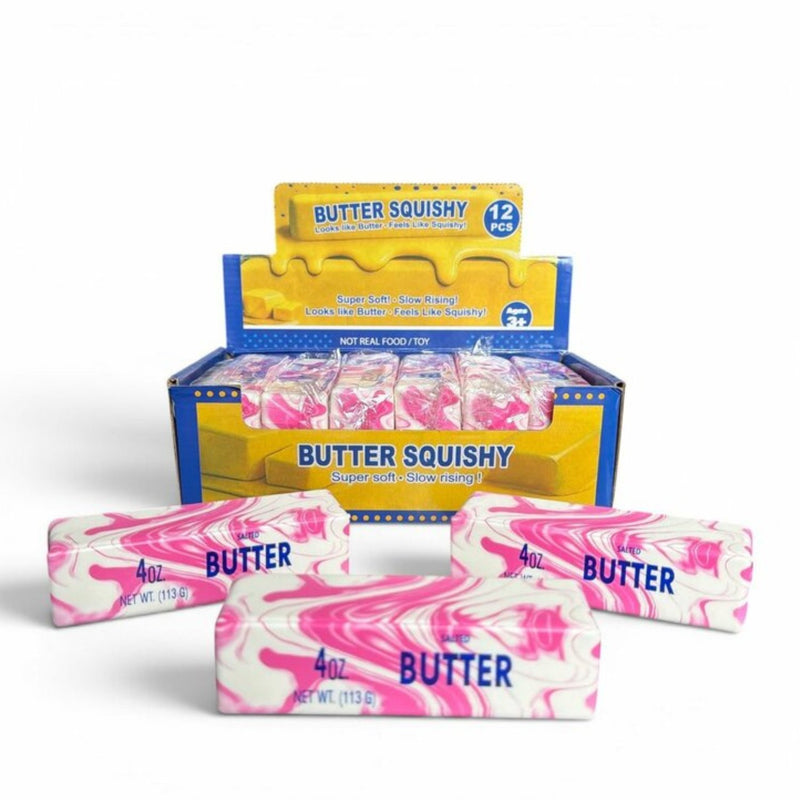 Squishy Butter Tie Dye White/Pink Squishy