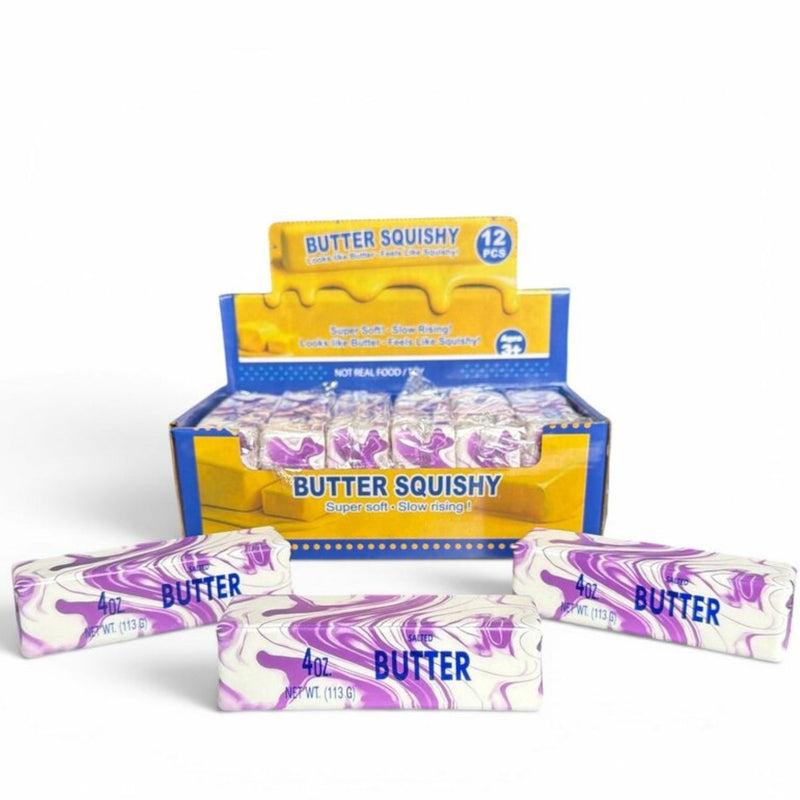 Squishy Butter Tie Dye White/purple Squishy