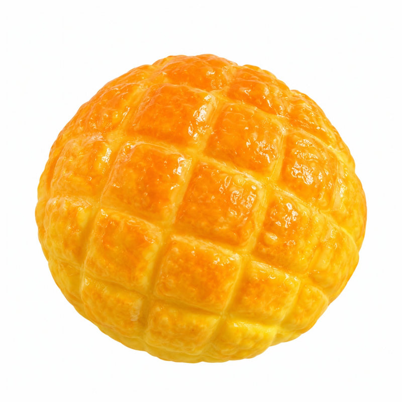 Squishy Crunchy Bun Squishy, een broodje-vormige squishy met een crunchy textuur
