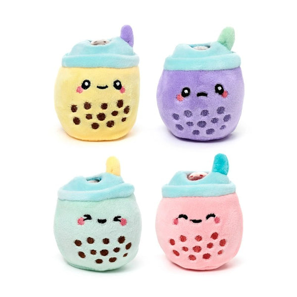 Mystery Foodiemals Bubble Tea Plush Squishy van Boozyshop, pluche bubble tea gevuld met Orbeez