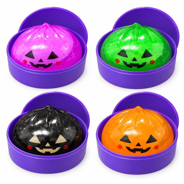 Squishy Mystery Halloween Dumpling Squishy with Figure Inside, verrassing met figuurtje