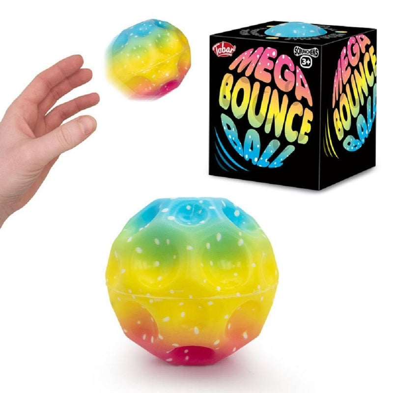 Squishy Mystery Mega Bounce Ball Mixed Rainbow