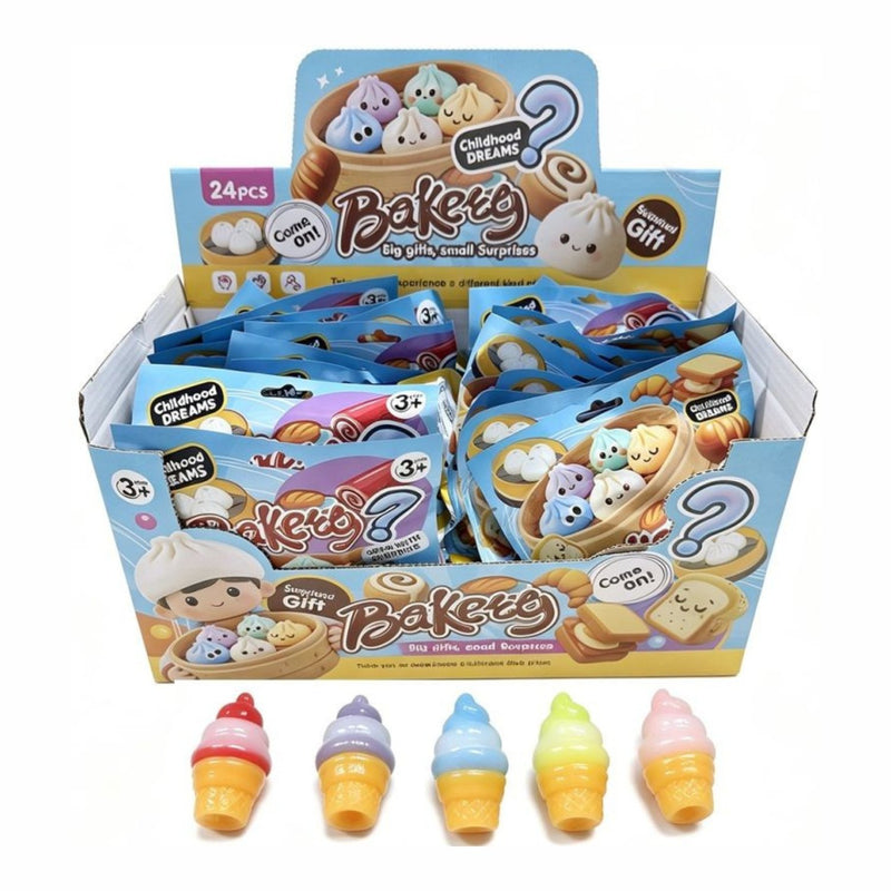 Squishy Mystery Squishy Bags Ice Cream Cones 4 Pcs Per Bag 2