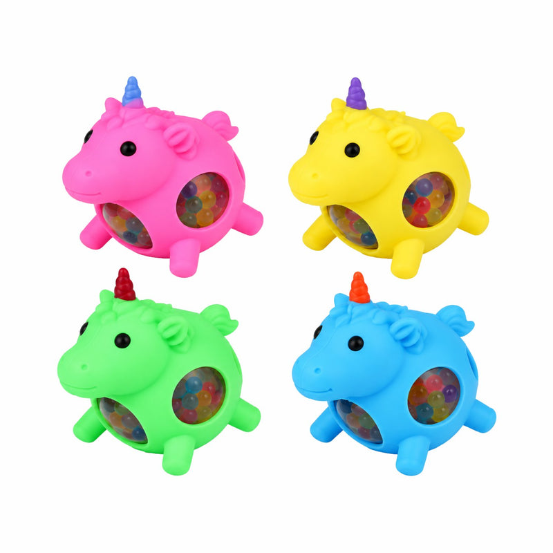 Squishy Mystery Unicorn Ball with Orbeez, eenhoorn squishy met Orbeez balletjes