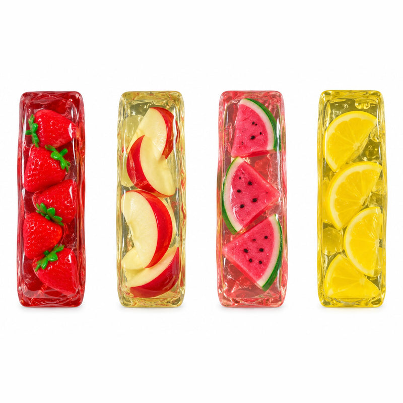 Squishy Mystery Vaseline Fruit Stick Squishy, zachte squishy met fruitstukjes