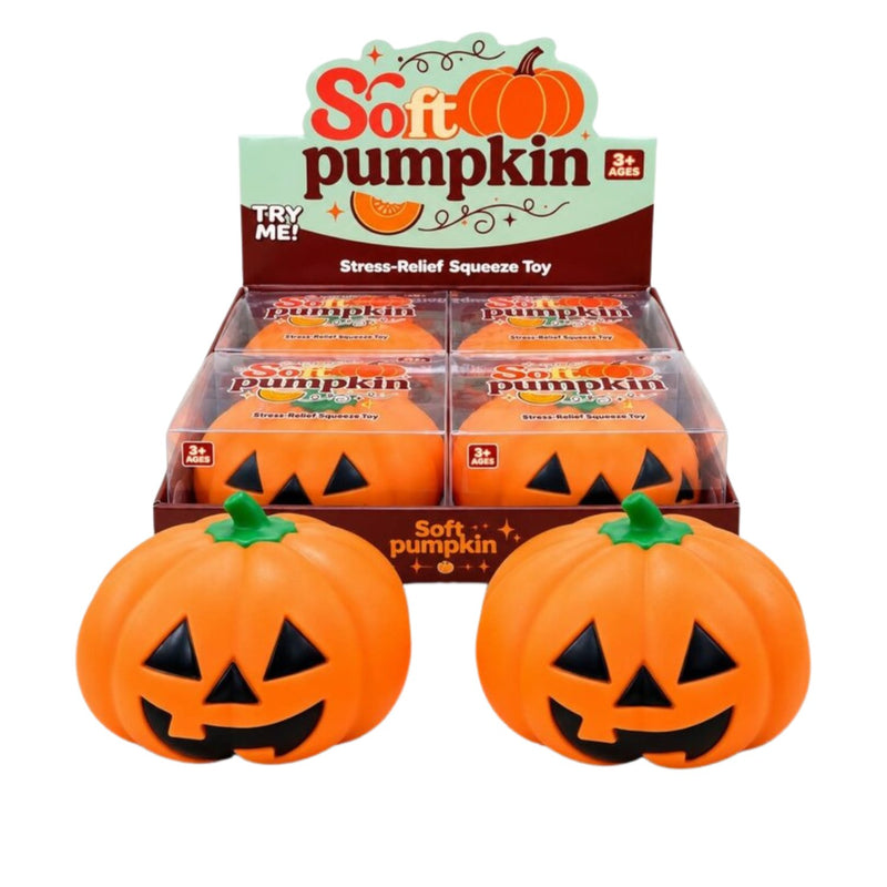 Squishy Pumpkin Squishy XL, zachte pompoen squishy voor stressvermindering, foto 2 van 2