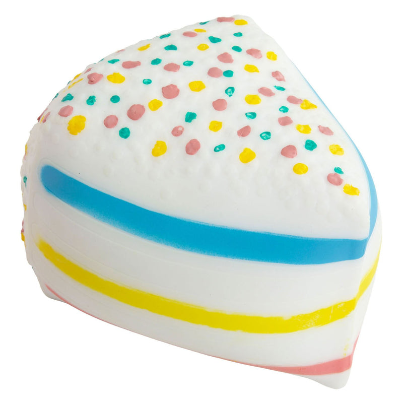 Squishy Squishdough Birthday Cake Squishy XL, taartpunt om in te knijpen