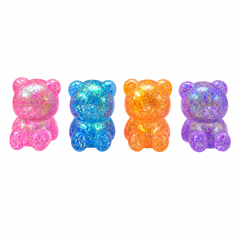 Sugar Bear Squishy van Boozyshop, jelly squishy met glitter