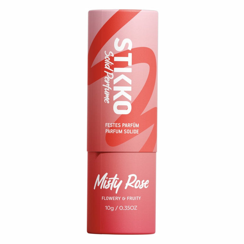 Stikko Solid Perfume Misty Rose, solid parfum in stickvorm met bloemige en fruitige geur