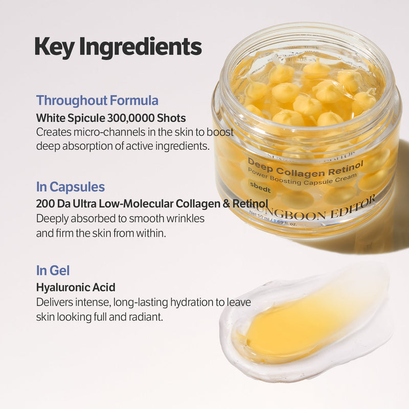 Sungboon Editor X Toy Story Deep Collagen Retinol Power Boosting Capsule Cream 4