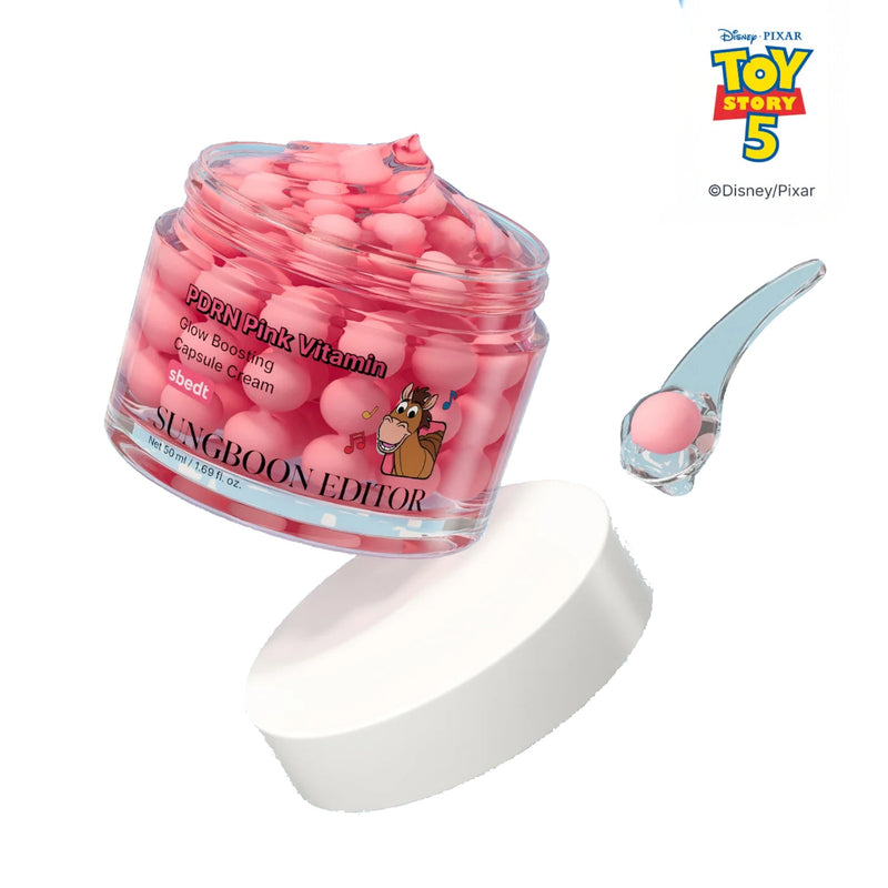 Sungboon Editor X Toy Story Pdrn Pink Vitamin Glow Boosting Capsule Cream 1