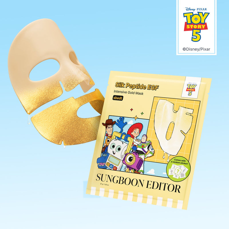 Sungboon Editor X Toy Story Silk Peptide Egf Gold Mask 9