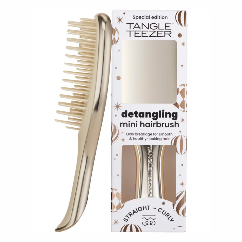 Tangle Teezer Ultimate Detangler Mini Chrome Champagne Gold 3