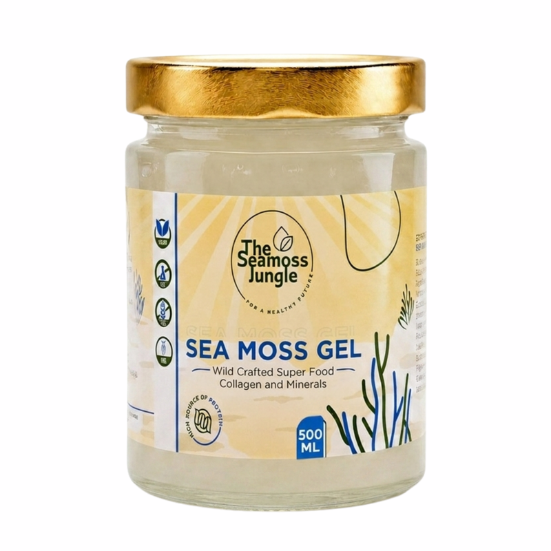 The Seamoss Jungle Sea Moss Gel Golden 500 ml.