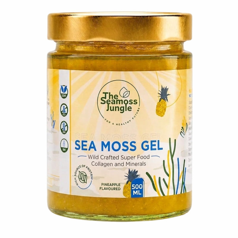 The Seamoss Jungle Sea Moss Gel Pineapple 500 ml.