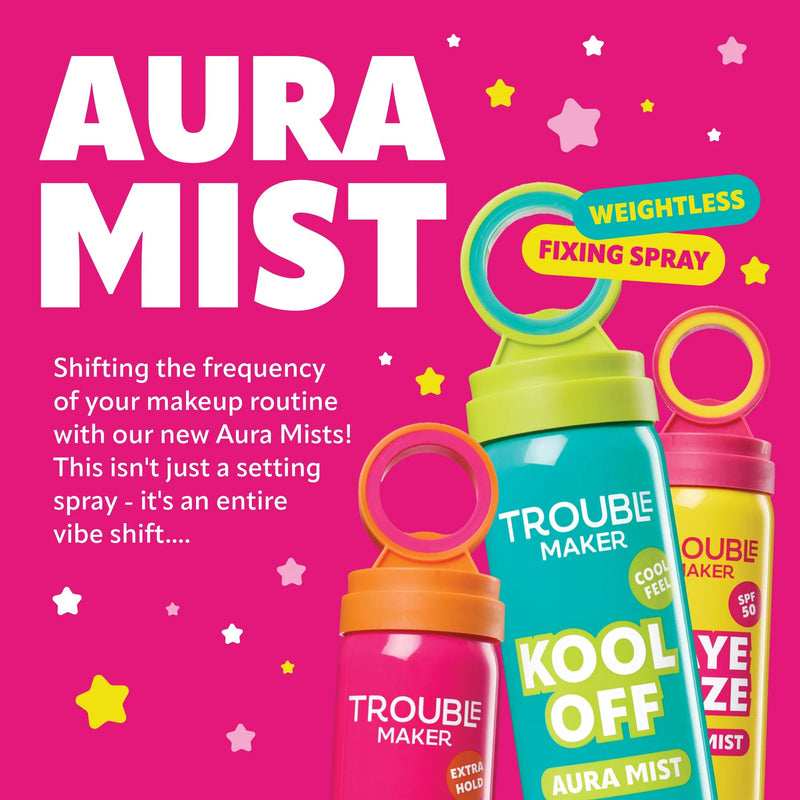 Trouble Maker Lock In Extra Hold Waterproof Aura Mist Fixing Spray