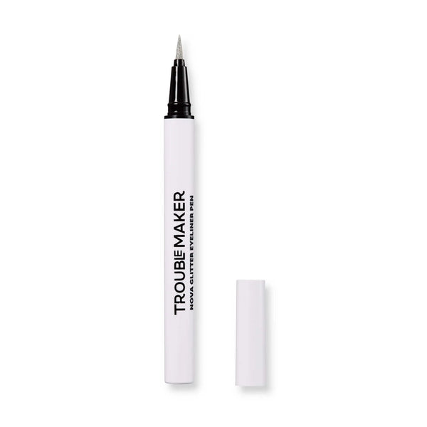 Trouble Maker Nova Glitter Liquid Eyeliner Pen Circuit Breaker Silver