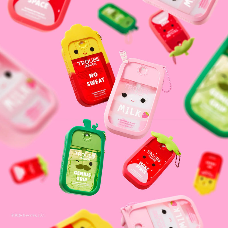 Trouble Maker X Squishmallows Floyd The French Fry No Sweat Setting Mist With Snug