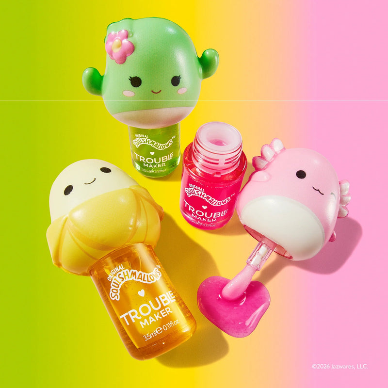 Trouble Maker X Squishmallows Maritza The Cactus Melt Down Lip Oil With Snug